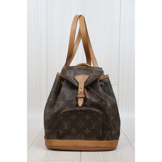 Good ( Rank AB)| LV Monogram Montsouris PM Backpack|25122517