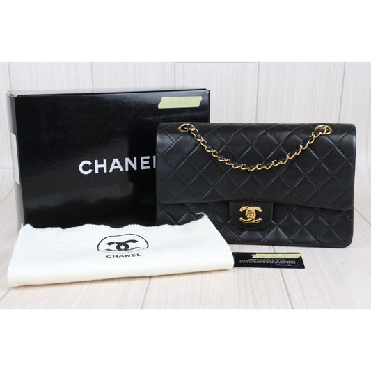 Rank A | CHANEL Matrasse Double Flap 25 Shoulder Bag Made In 1991~1994 Year |23101308