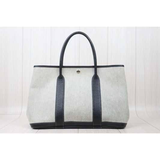 Good ( Rank AB)| HERMES Garden Party PM ◽︎H Stamp HandBag Made In 2004 Year|24091210