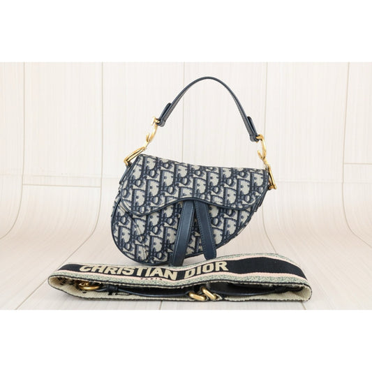 Very Good ( Rank A)|Dior Trotter Saddle Shoulder Bag Small |B24121306