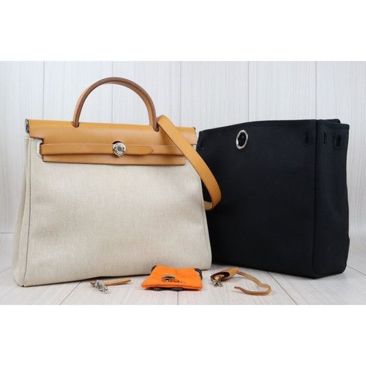 Rank A | HERMES Herbag PM PM □G Shoulder Bag Made In 2003Year|24012923