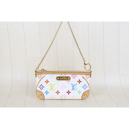 Very Good ( Rank A)| LV Monogram Multicolor mini Pochette Accessoires |S25061704