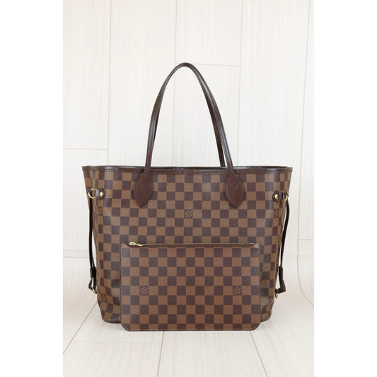 Very Good ( Rank A)| LV Damier Neverfull MM Shoulder Bag|S24111215