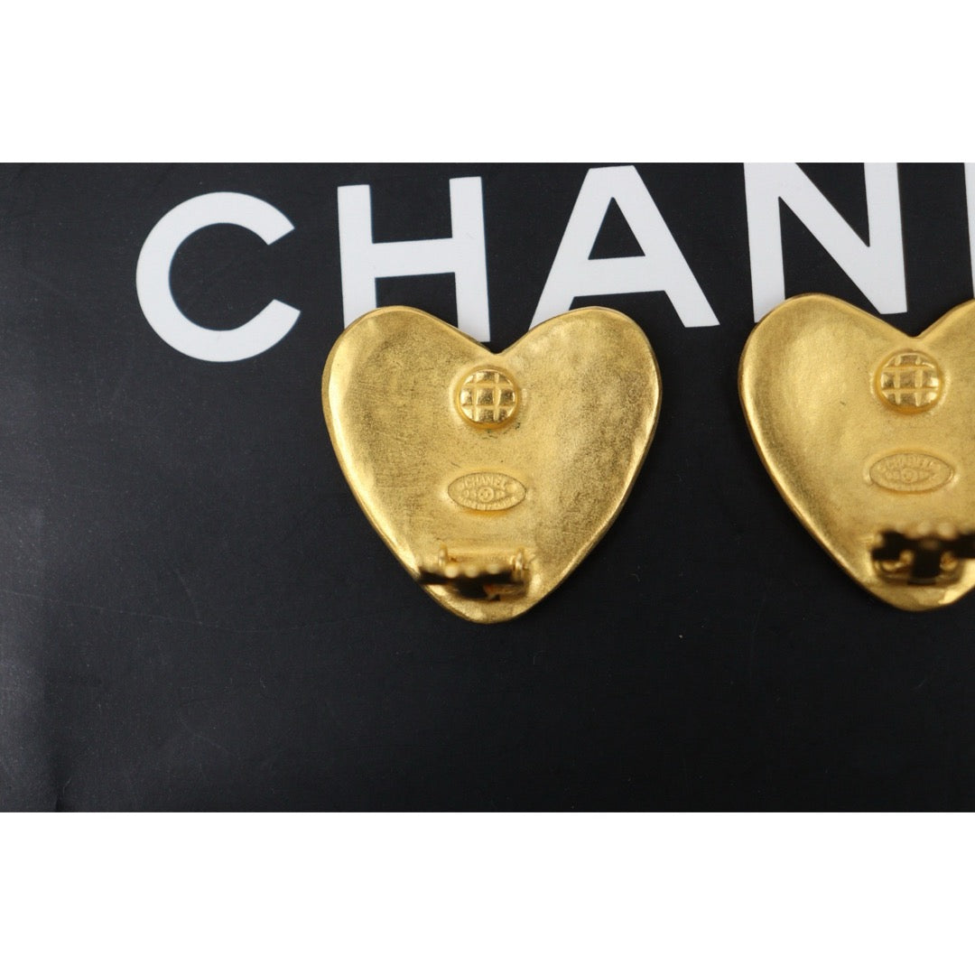 Very Good ( Rank A) |CHANEL Coco Mark Gold 24 Plated Earrings |25052923