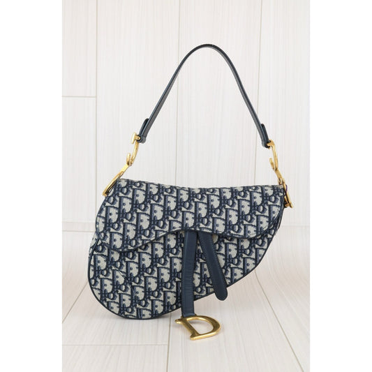 Very Good ( Rank A)|Dior Trotter Saddle Shoulder Bag Medium|B24121305