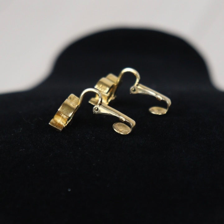 Rank AB |CHANEL COCO Earrings 18k Gold Plated |V23072715
