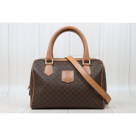 Good ( Rank AB)|CELINE Macadam Poston 25 Bag Shoulder Bag |24091908