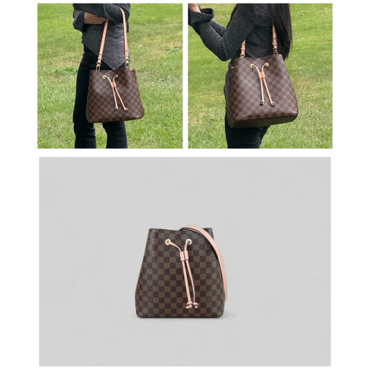 Very Good ( Rank A) | LV Damier Neo Noe Shoulder Bag Pink|X25051207