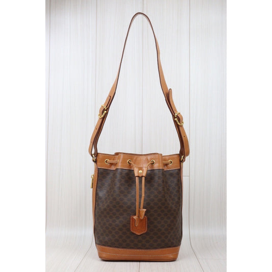 Rank AB|Celine Macadam Shoulder Bag|V24050936