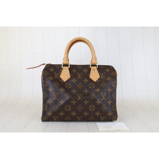 Very Good ( Rank A) | LV Monogram Speedy 25 Hand Bag|S25121005