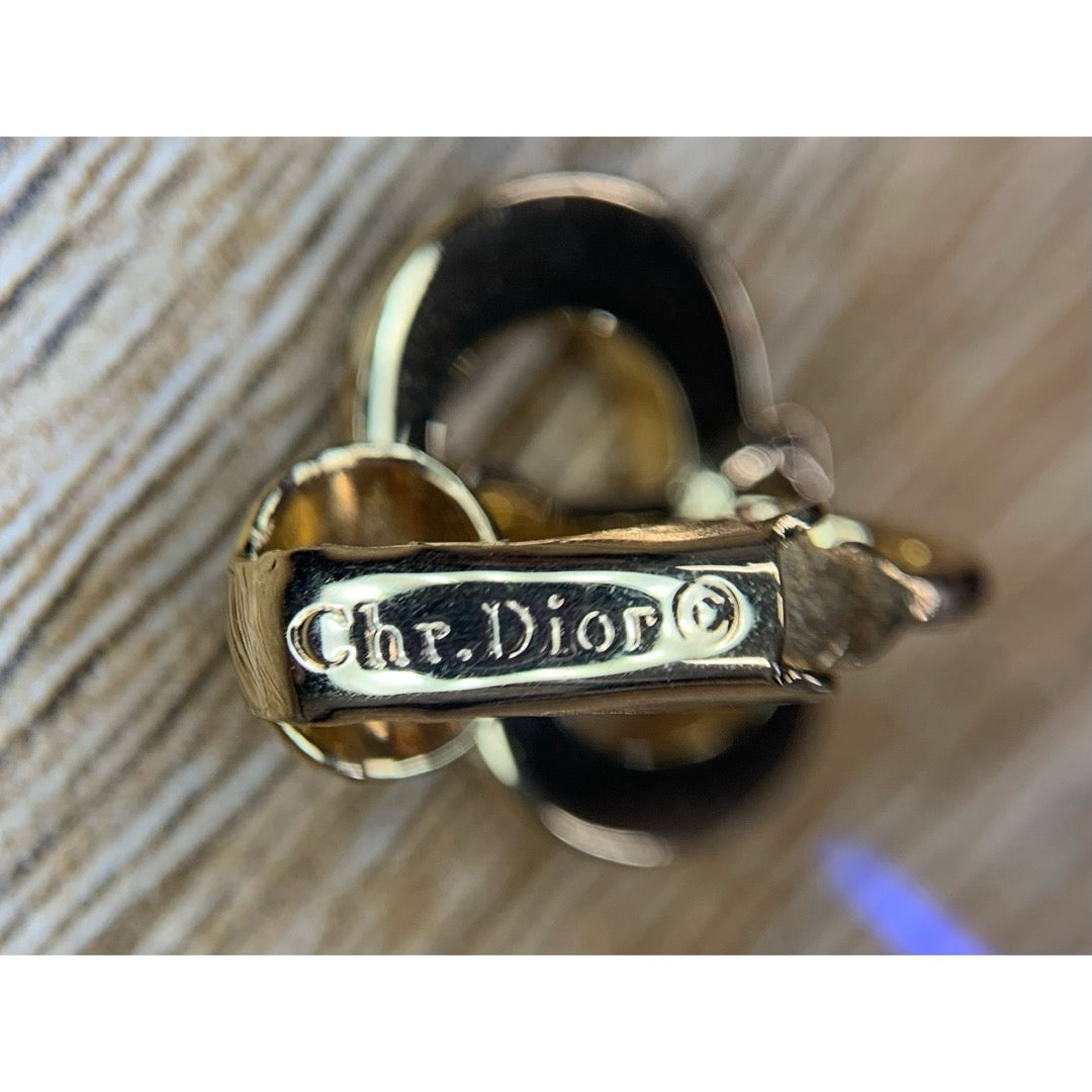 Very Good ( Rank A) | Dior CD Earring Gold Plated|25061221