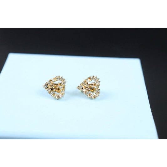 Very Good ( Rank A)| Dior CD Earring Gold Plated|24082904