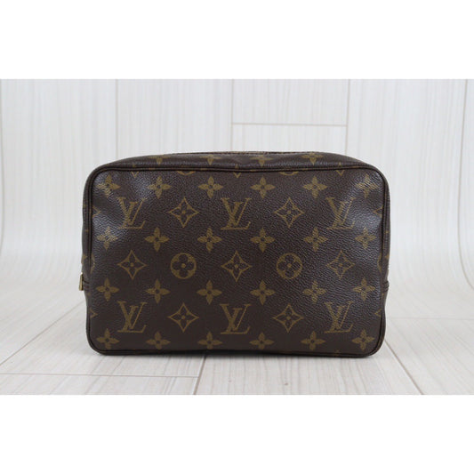 Rank A | LV Truth Toilet 23 Monogram Makeup Pouch|23081113