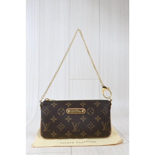 Rank A | LV Monogram Pochette Mira MM Accessory Pouch|S24071427
