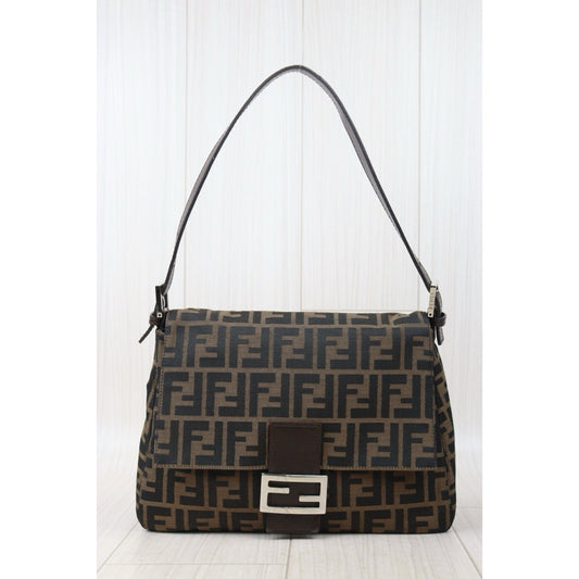 Very Good ( Rank A) | FENDI Zucca Mamma Baguette Shoulder Bag |24092007