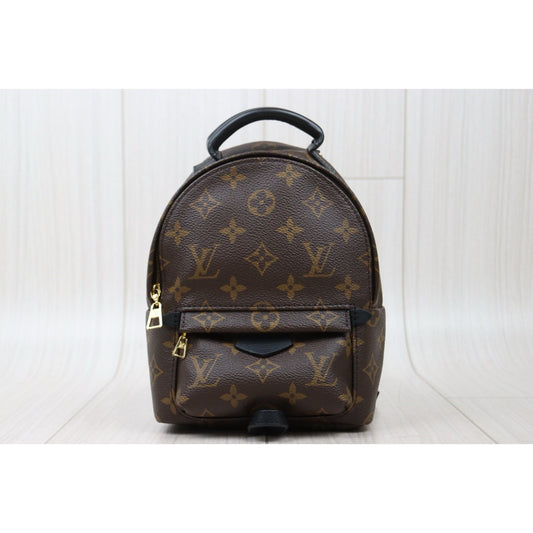 Very Good ( Rank A) | LV Monogram Coated Canvas Mini Palm Springs Backpack|S24121803
