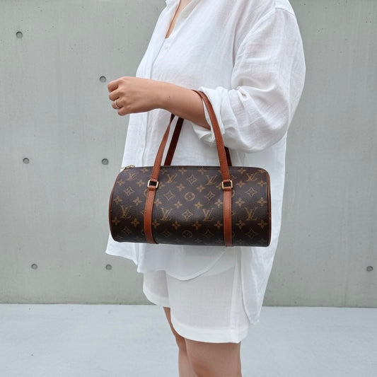 Include Entrupy Certificate of Authenticity|Good ( Rank AB)| Louis Vuitton Monogram Papillon 30 Handbag |26042104
