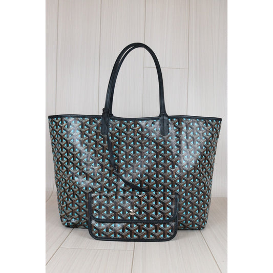 Very Good ( Rank A) | Goyard Saint-Louis PM Tote Bag Green|S24073102