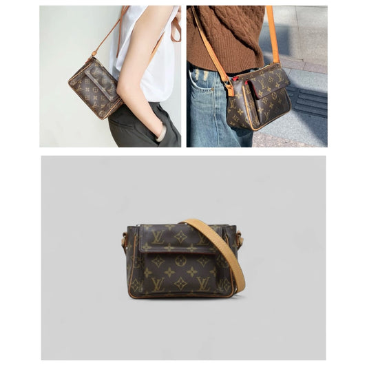 Good ( Rank AB)|LV Monogram Viva cite PM Shoulder Bag|25042203