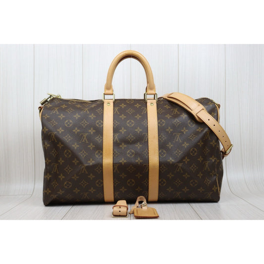 Good ( Rank AB)| LV Monogram Keypol Bandrière 45|25062308