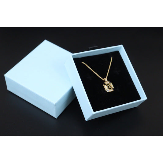 Rank A | Dior CD Rhinestone Necklace |V24071116