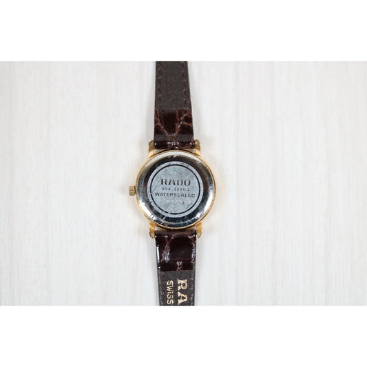 Good ( Rank AB)| RADO 18k Gold Plated Quartz Watch |S24051306