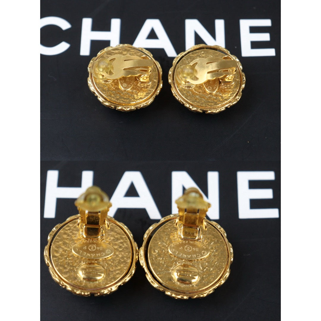 Good ( Rank AB)|CHANEL Vintage Earrings |Y24080209