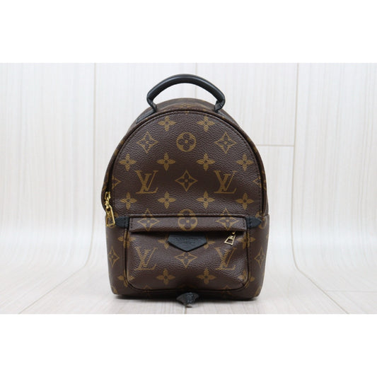 Very Good ( Rank A) | LV Monogram Coated Canvas Mini Palm Springs Backpack|S25033010