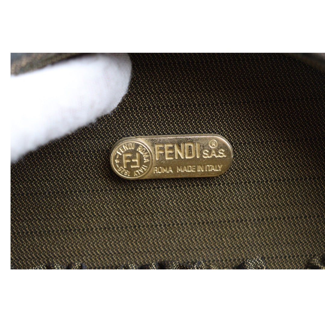 Rank A | FENDI Zucca Mini HandBag |23122405
