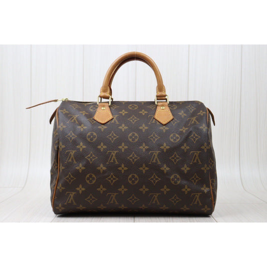 Good ( Rank AB)| LV Monogram Speedy 30 Hand Bag |V24050941