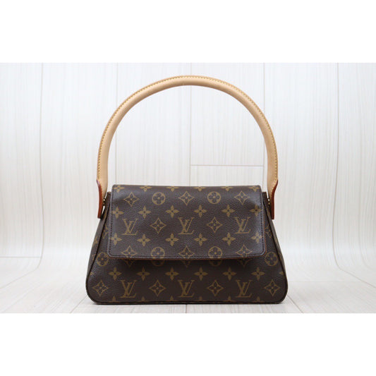 Rank AB | LV Monogram Looping Mini Shoulder Bag |24061202