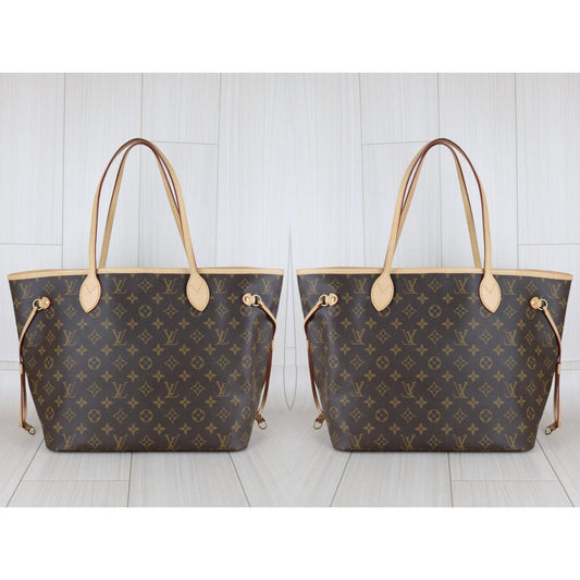 Include Entrupy Certificate of Authenticity|Very Good ( Rank A)| LV Monogram Neverful MM ShoulderBag With Pouch IC Chips Model|S26030808