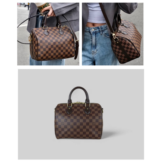 Very Good ( Rank A) | LV Damier Speedy 25 Hand Bag With Shoulder Bag|Counter Price ¥272,800JPY|B25030107