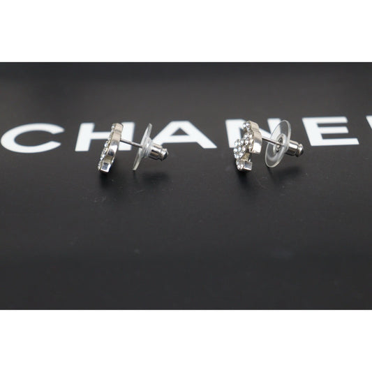 Very Good ( Rank A)| CHANEL Coco Mark Rhinestone Earrings|V25061204
