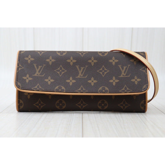 Rank A| LV Monogram Pochette Twin GM Shoulder Bag|24051602