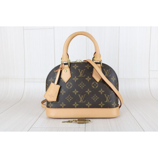 Very Good ( Rank A)|LV Monogram Alma BB HandBag Shoulder Bag|S25030607