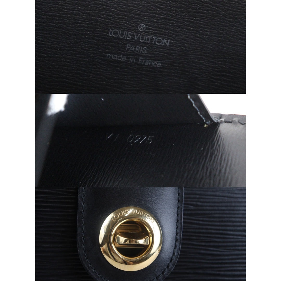 Rank A| LV Epi Shoulder Bag Black|23090720
