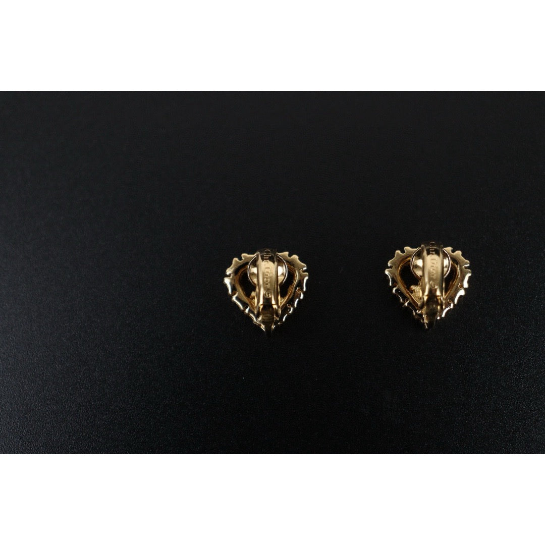 Very Good ( Rank A) | Dior CD Rhinestone Necklace Earring Set |24103113