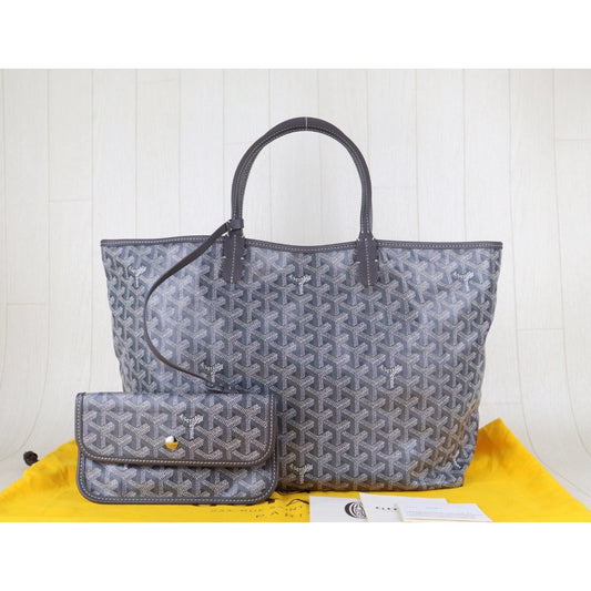 Very Good ( Rank A)| Goyard Saint-Louis PM Tote Bag Grey|H25011324