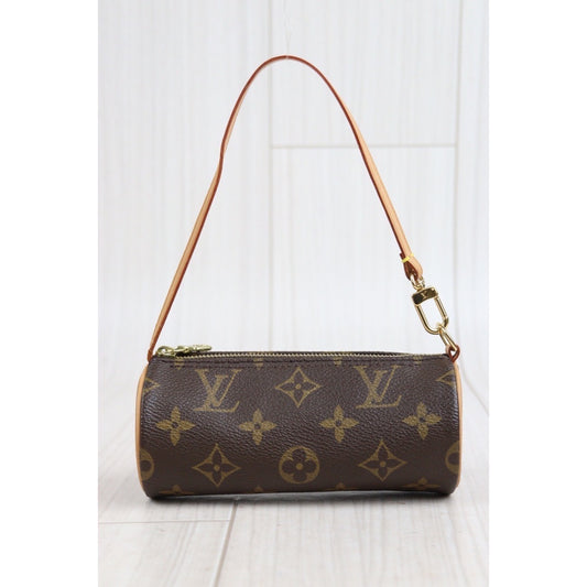 Rank A |LV Monogram Papillon Included Pouch|23111621