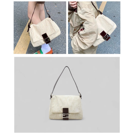 Good ( Rank AB)| FENDI Mamma Baguette Shoulder Bag |Q25042205