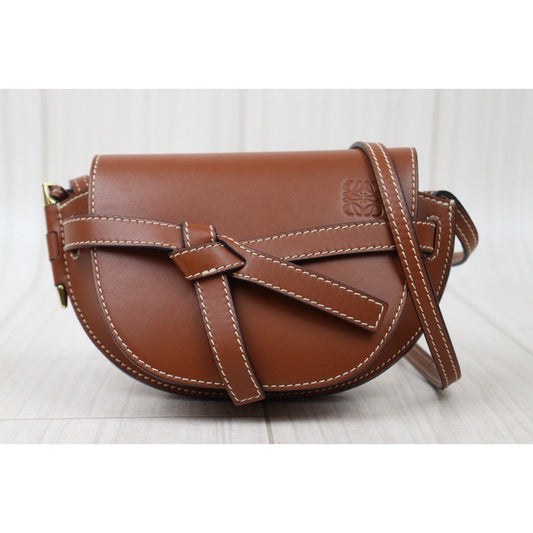 Rank A ｜ Loewe Gate mini Shoulder Bag Caramel｜P24051325