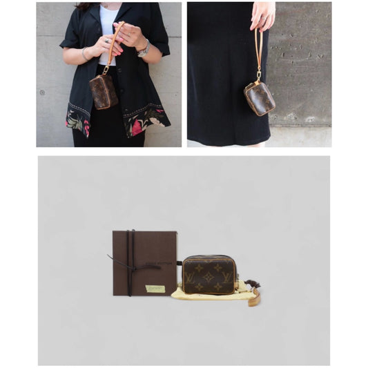 Good ( Rank AB) | LV Monogram Truth Wapiti Pouch Makeup Pouch Mini Bag |25052918