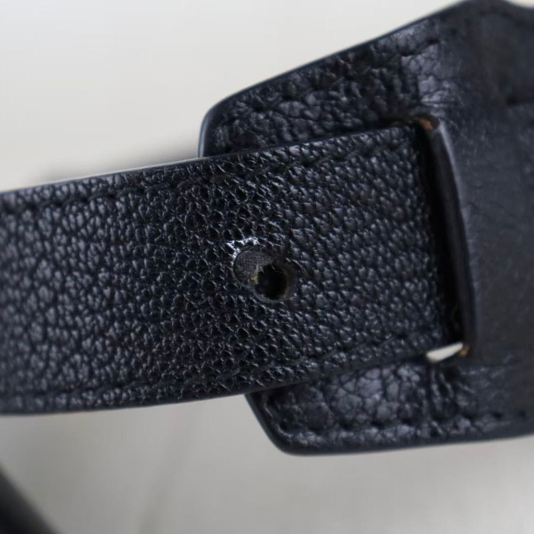 Second installment 2/3| Very Good ( Rank A)|Balenciaga Goatskin edge Mini Classic City Haze Black HandBag Shoulder Bag