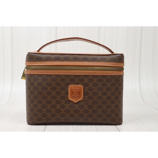 Rank A ｜ CELINE Macadam Vanity Handbag ｜24042510