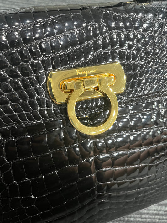 Rank SA |Ferragamo Gancini 2WAY Handbag Shoulder Bag| 23092220