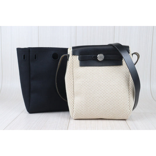 Good ( Rank AB)| HERMES Mini Herbag TPM Shoulder Bag □H Stamp Made in 2004 Year |P24083013