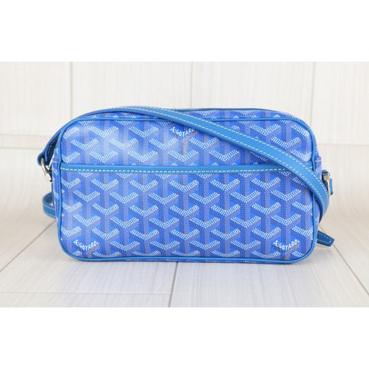 Very Good ( Rank A) | Goyard Cap Vert Shoulder Bag Blue|X25120603