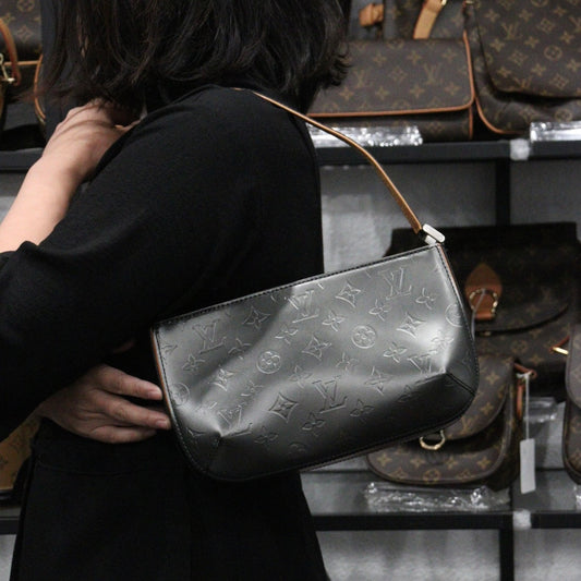 Rank A | LV Monogram Matte Fowler Hand Bag |23122504