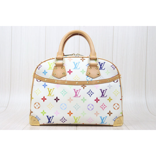 Good ( Rank AB)| LV Takashi Murakam Multi Monogram Trouville Hand Bag|24122616